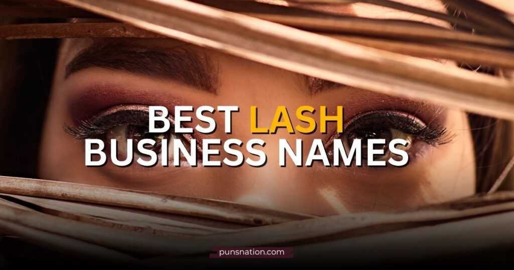 lash business names