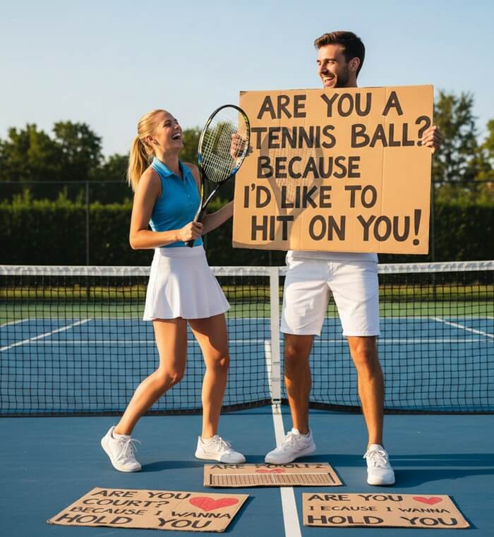 Best tennis pick up lines