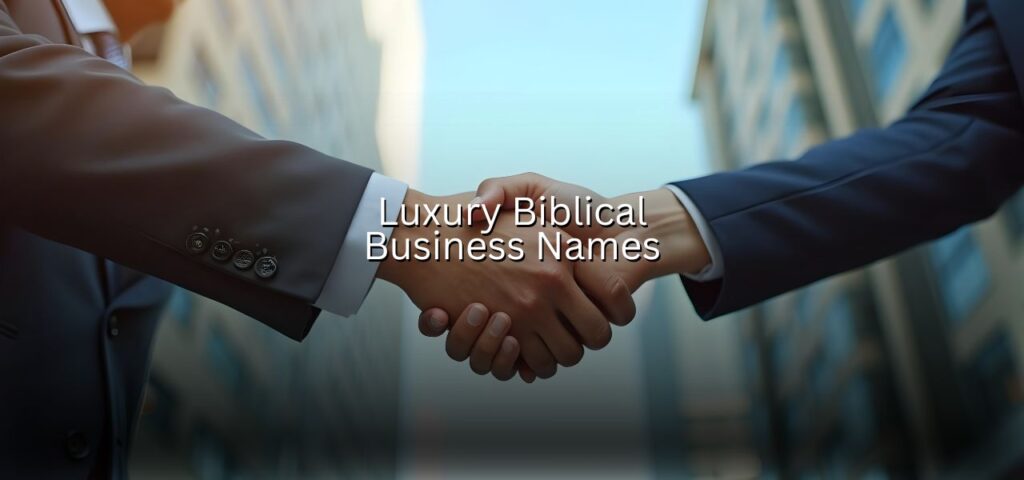 biblical business names ideas