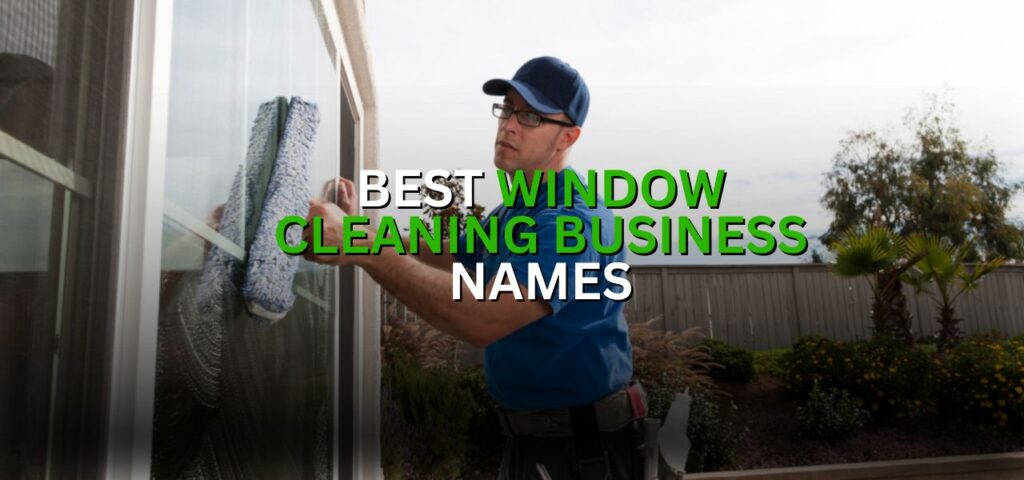 window cleaning business names