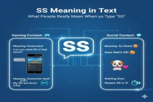 SS Meaning in Text: What People Really Mean When They Type “SS”