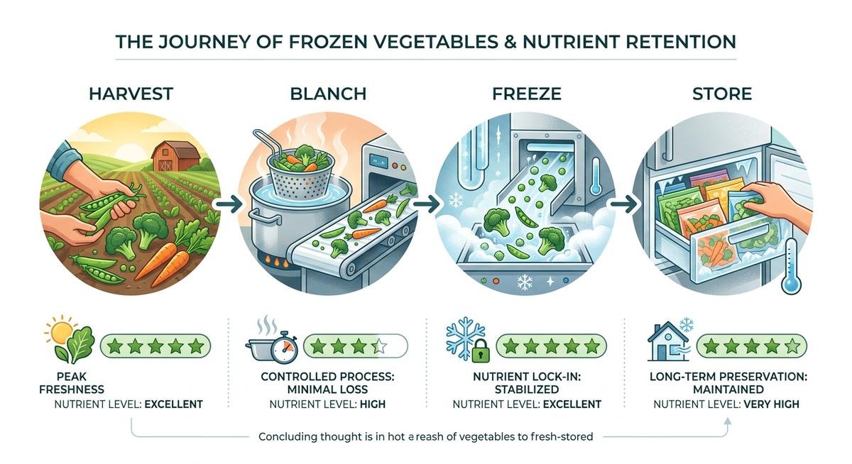 how freezing affects nutrient content