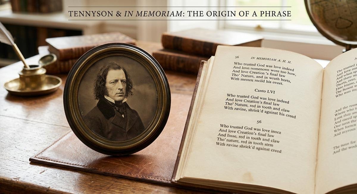 origin of the quote tennysonsin memoriam ahh