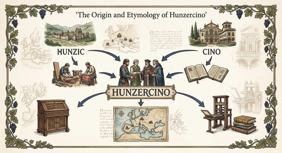 origins and etymology of hunzercino