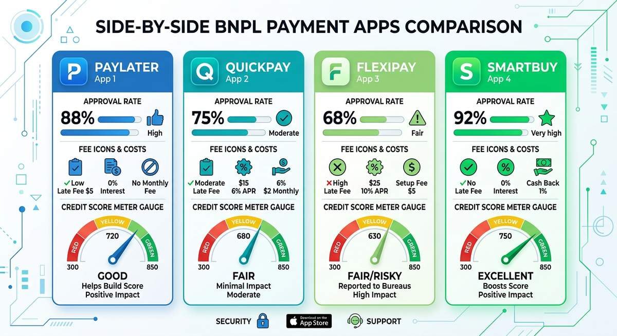 best bnpl apps for bad credit and no credit check