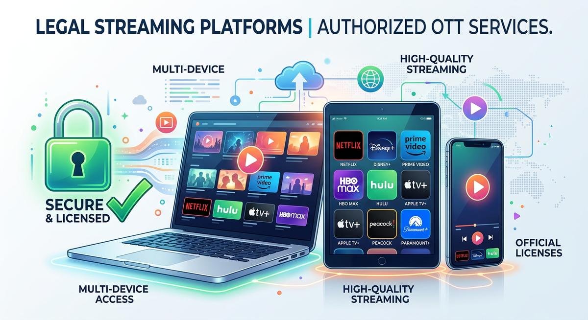 Legal Tamil movie streaming platforms comparison showing Sun NXT Amazon Prime Netflix and Disney Hotstar subscription options