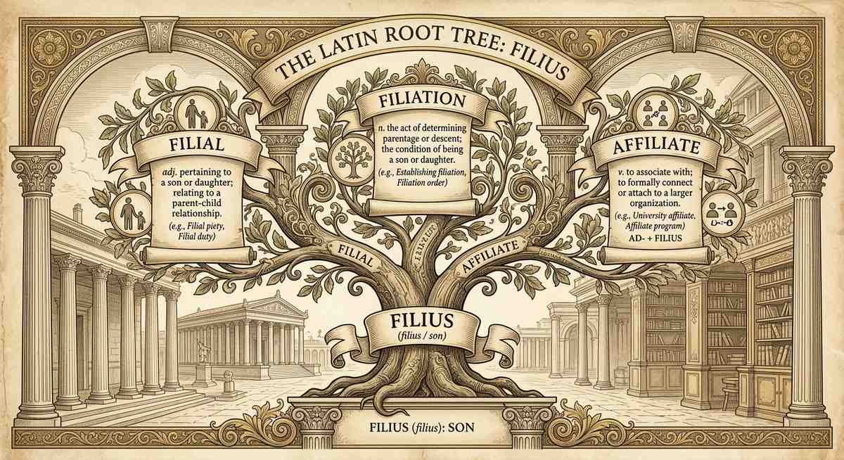 etymology how a latin word for son became a family cornerstone