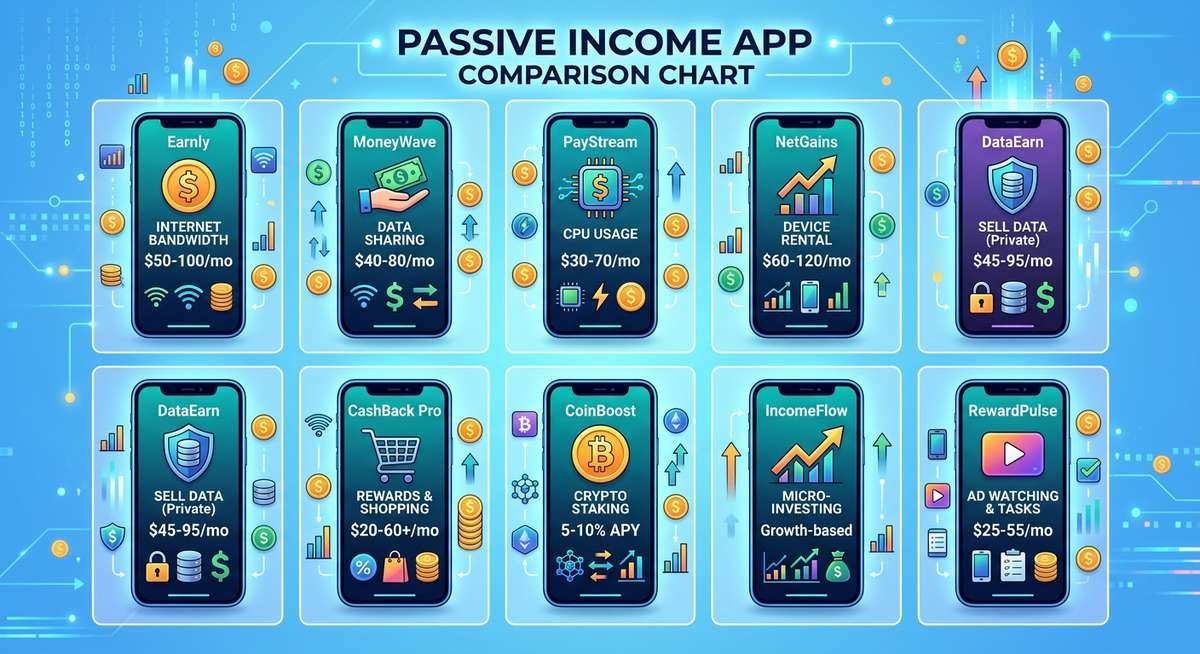 top bandwidth sharing apps like honeygain